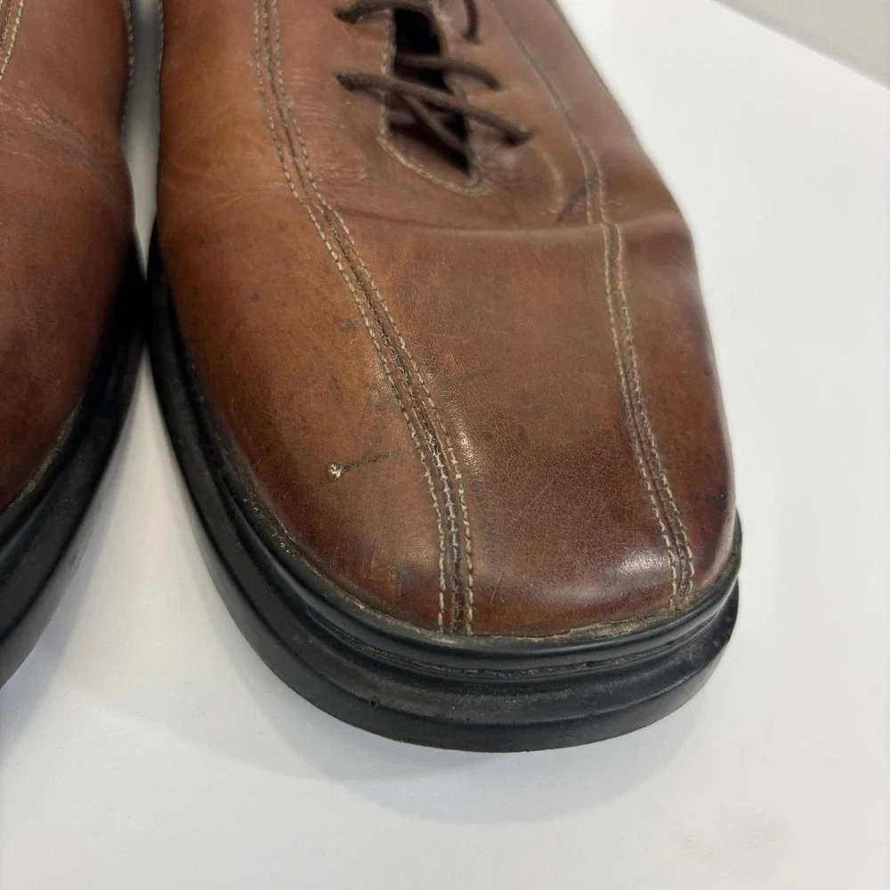 Cole Haan Air Leather Derby Dress Shoes Mens 15 Brown Formal Lace Up Preppy